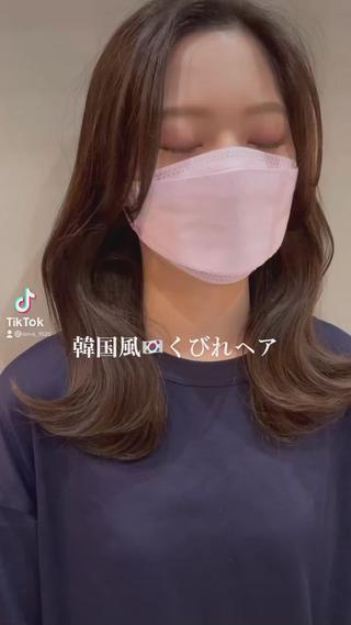 ミディアム LOMA🇰🇷 銀座クボタのヘアスタイル