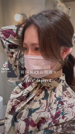 ミディアム LOMA🇰🇷 銀座クボタのヘアスタイル