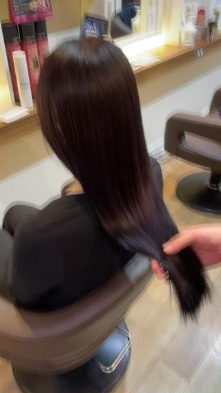 ロング 🎀ハイトーン/ 艶カラー/夕月🎀のヘアスタイル