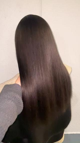 セミロング 🎀ハイトーン/ 艶カラー/夕月🎀のヘアスタイル