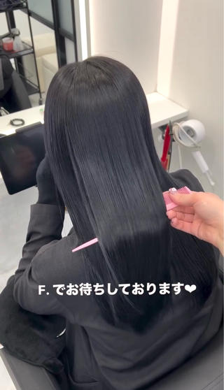 セミロング F.所属・miku 🍑髪質改善サロンのヘアスタイル