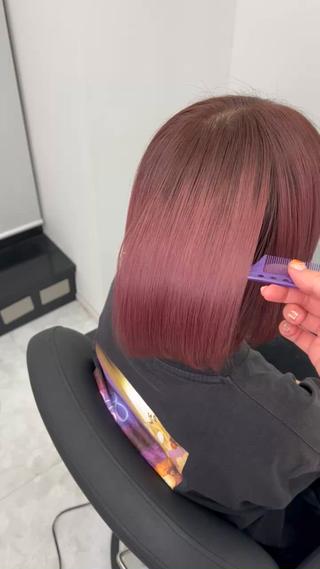 ミディアム F.所属・miku 🍑髪質改善サロンのヘアスタイル