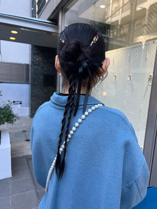 ヘアアレンジ 小顔ボブ jilblanカホのヘアスタイル