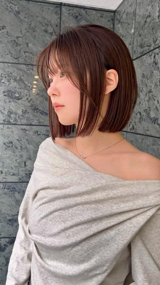 ショート 小顔ボブ jilblanカホのヘアスタイル