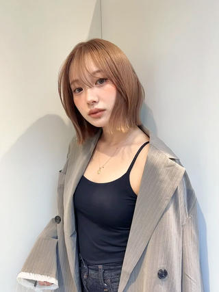 ショート 小顔ボブ jilblanカホのヘアスタイル