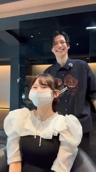 セミロング レスピア銀座中央通り店所属・酸性ストレート/ 透明感カラー/中村利のヘアスタイル