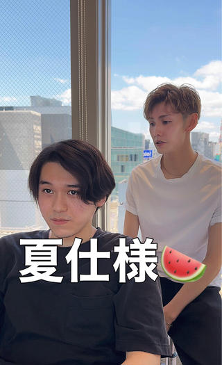 ショート メンズ レイヤーカット/ メンズ/平木稔大のヘアスタイル