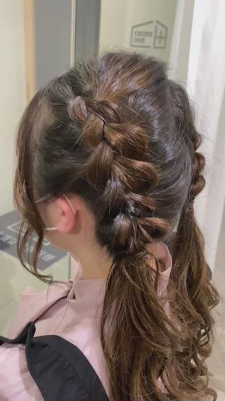 ロング ヘアアレンジ 田中 アキオのヘアスタイル