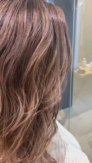 ミディアム カラー 田中 アキオのヘアスタイル