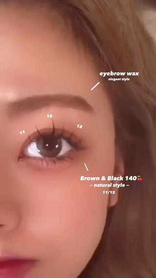 マツエク・マツパ アイブロウ 森川 紋茄のマツエク・マツパデザイン