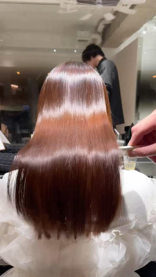 ロング 髪質改善・美髪矯正 ケアカラーGAOのヘアスタイル