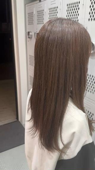 セミロング カラー 当日予約⭕️ fifth渋谷太田のヘアスタイル