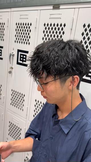 パーマ メンズ 当日予約⭕️ fifth渋谷太田のヘアスタイル