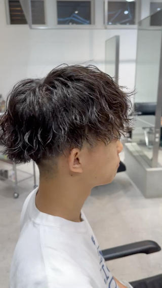 パーマ メンズ 当日予約⭕️ fifth渋谷太田のヘアスタイル