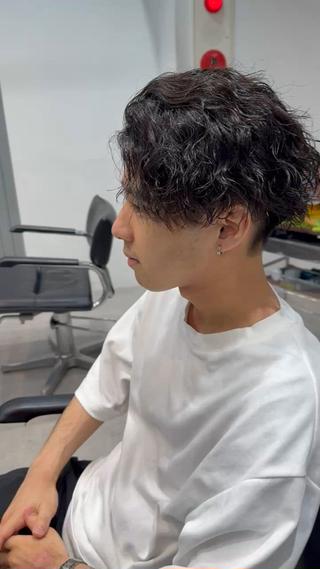 パーマ メンズ 当日予約⭕️ fifth渋谷太田のヘアスタイル