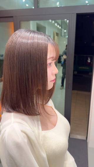 ミディアム カラー 当日予約⭕️ fifth渋谷太田のヘアスタイル