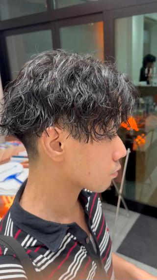 パーマ メンズ 当日予約⭕️ fifth渋谷太田のヘアスタイル