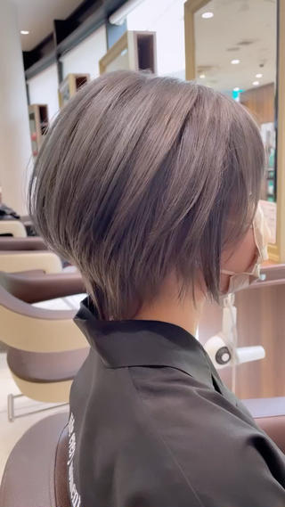 ミディアム カラー 小見 翔平のヘアスタイル