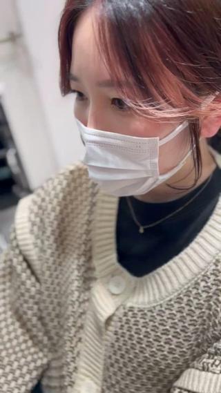 顔周りカット 