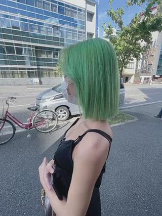 ミントグリーン流行ってます 