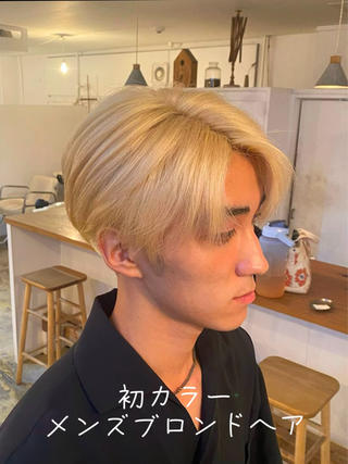 カラー メンズ 井口 彰也のヘアスタイル