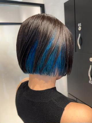ショート SALOWIN心斎橋Suite店所属・ブリーチ毛にもできる 縮毛矯正|鷹司郎のヘアスタイル