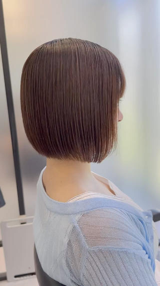 ショート SALOWIN心斎橋Suite店所属・ブリーチ毛にもできる 縮毛矯正|鷹司郎のヘアスタイル