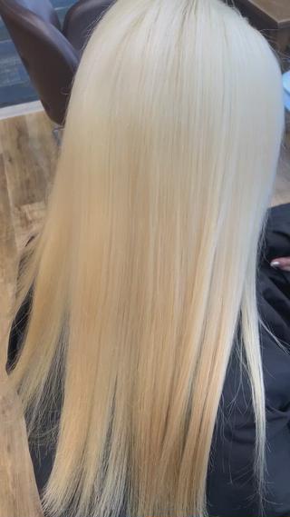 ブリーチのみの抜きっぱなし可愛いです(^^)
 