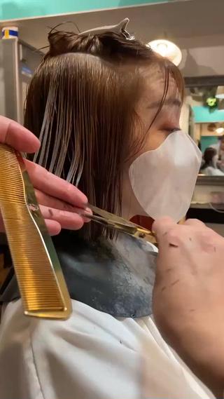 ショート カラー パーマ ヘアアレンジ ネイル マツエク・マツパ アイブロウ Chic シックのヘアスタイル