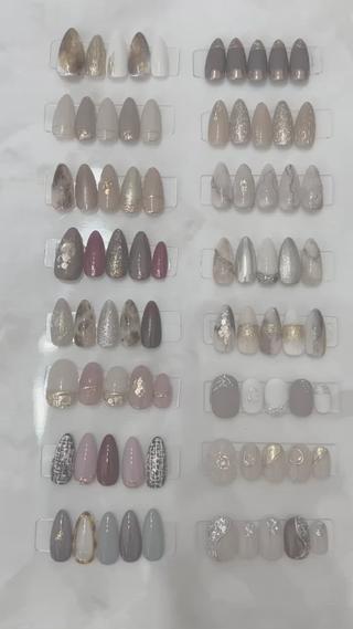 定額ネイルサンプル 