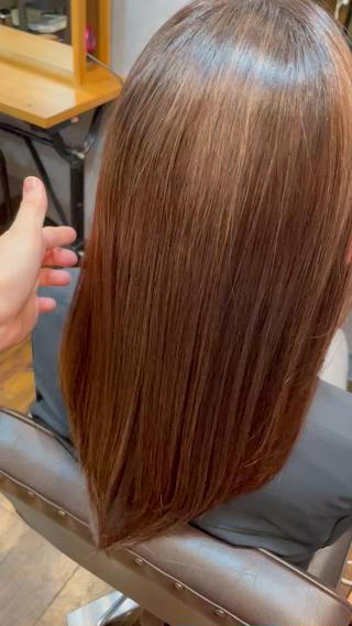 セミロング カラー ツヤ美髪💐 髪質改善/高山愛来のヘアスタイル