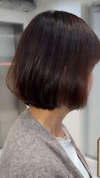 ショート ✨圧倒的ツヤ感✨美髪 カズ　豊島区　大塚駅のヘアスタイル