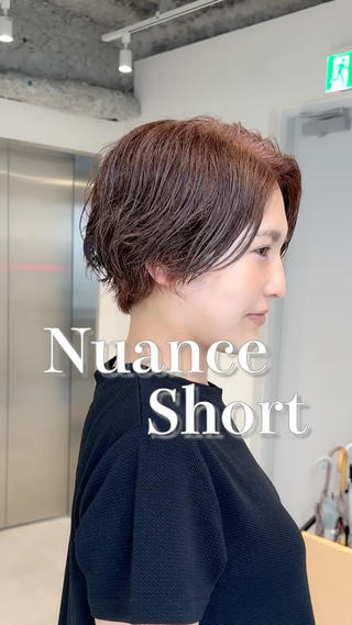 ショート ✨圧倒的ツヤ感✨美髪 カズ　豊島区　大塚駅のヘアスタイル