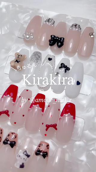 ネイル Amour🎀 ガーリーネイル専門店のネイルデザイン