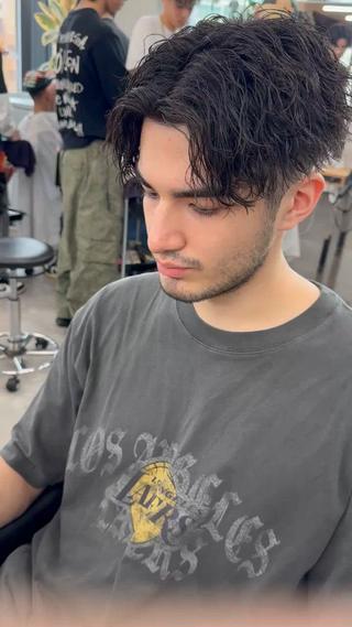 パーマ メンズ 【渋谷メンズ特化】 🔥BLUCK🔥のヘアスタイル