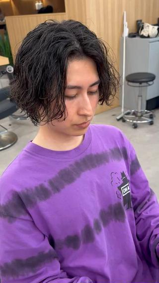 パーマ メンズ 【渋谷メンズ特化】 🔥BLUCK🔥のヘアスタイル
