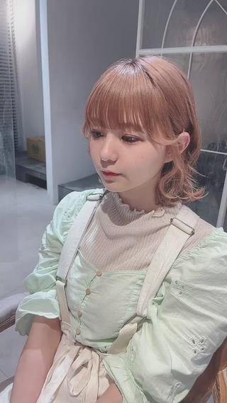 シースルーパッツンに顔周りで小顔効果up!