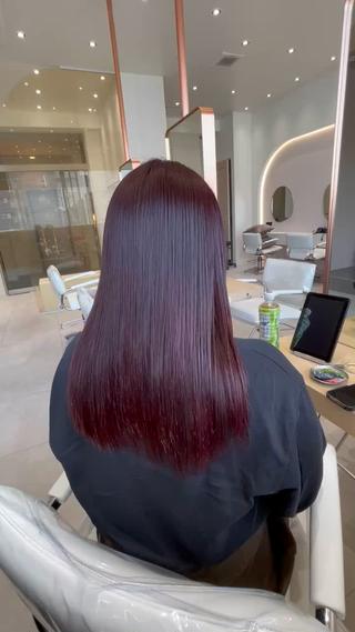 セミロング カラー 艶カラー特化💎 梅村晋平のヘアスタイル