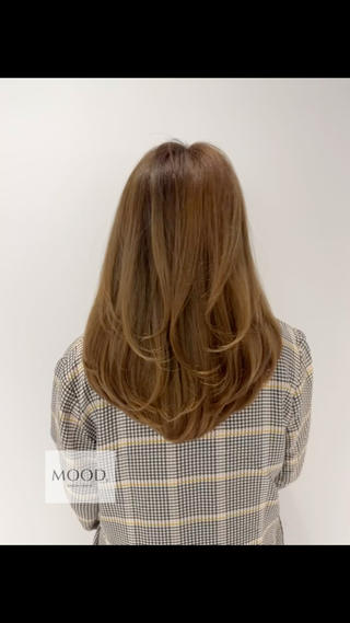 韓国レイヤー×ベージュカラー 