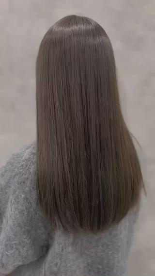 ロング カラー FUJINO RYOのヘアスタイル