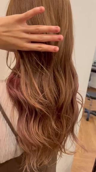ロング カラー たけかわ みずきのヘアスタイル