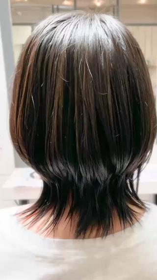 ミディアム RISEHAIRBRAND豊中所属・⭐️こもだ⭐️ ⭐RISEHAIR⭐のヘアスタイル
