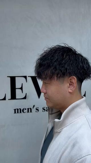 ショート パーマ メンズ 大和田 玲円/メンズ専門のヘアスタイル