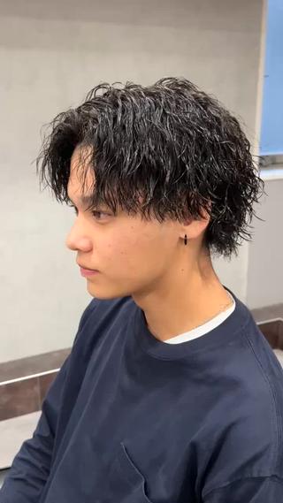パーマ メンズ 33〖SASA〗大阪店所属・西野 翔太のヘアスタイル