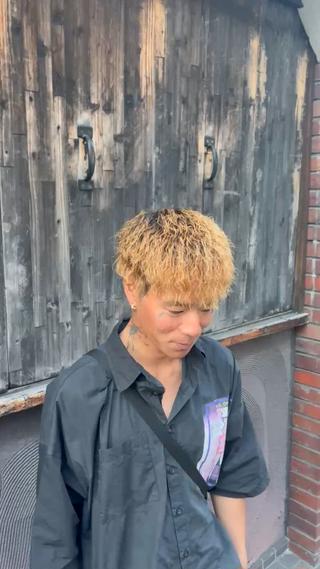 カラー パーマ メンズ 33〖SASA〗大阪店所属・西野 翔太のヘアスタイル