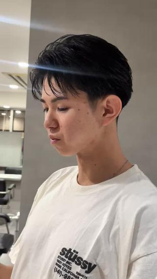 ショート パーマ メンズ 33〖SASA〗大阪店所属・西野 翔太のヘアスタイル
