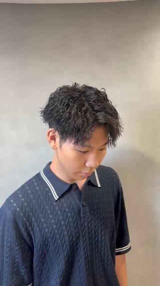 パーマ メンズ 33〖SASA〗大阪店所属・西野 翔太のヘアスタイル