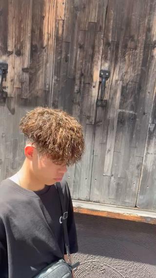 カラー パーマ メンズ 33〖SASA〗大阪店所属・西野 翔太のヘアスタイル