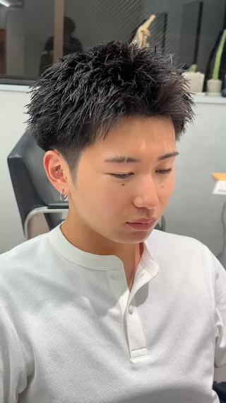 ショート メンズ 33〖SASA〗大阪店所属・西野 翔太のヘアスタイル