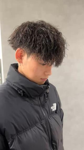 パーマ メンズ 33〖SASA〗大阪店所属・西野 翔太のヘアスタイル